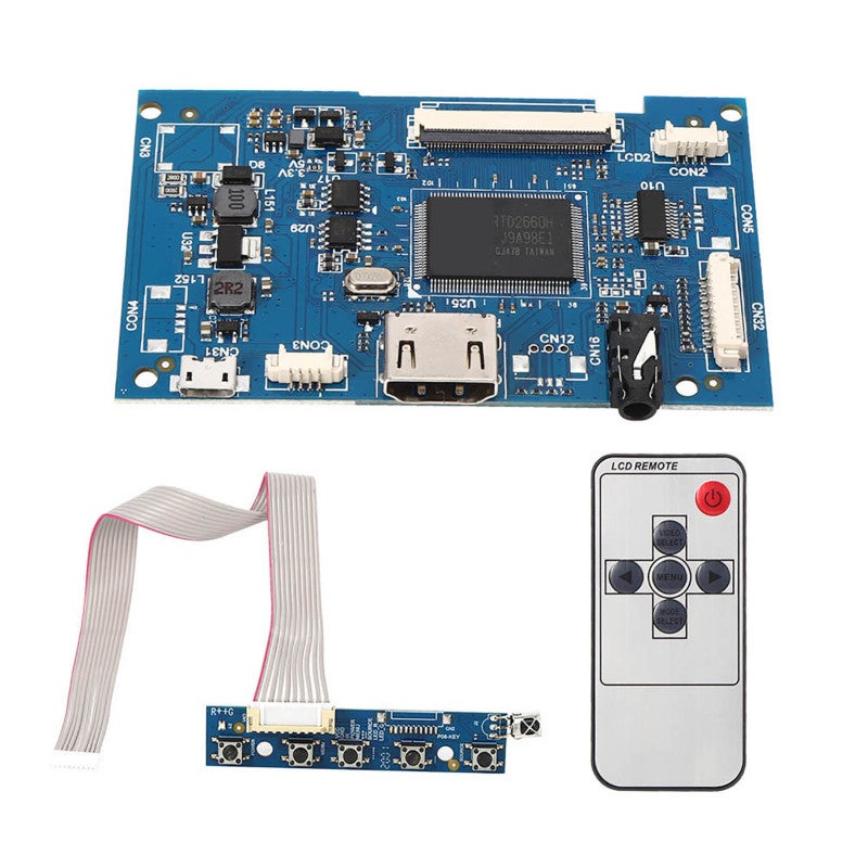 RMC HDMI Controller Board Kit: 5V DC Input Synthetic Cardboard - Dual-Color LED Indicator, Automatic Signal Detection Motor Driver Board for Industrial Devices, Raspberry Pi DIY Robots - Image 4