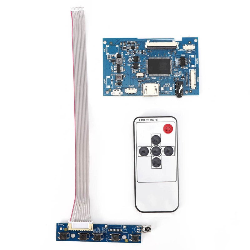 RMC HDMI Controller Board Kit: 5V DC Input Synthetic Cardboard - Dual-Color LED Indicator, Automatic Signal Detection Motor Driver Board for Industrial Devices, Raspberry Pi DIY Robots - Image 1