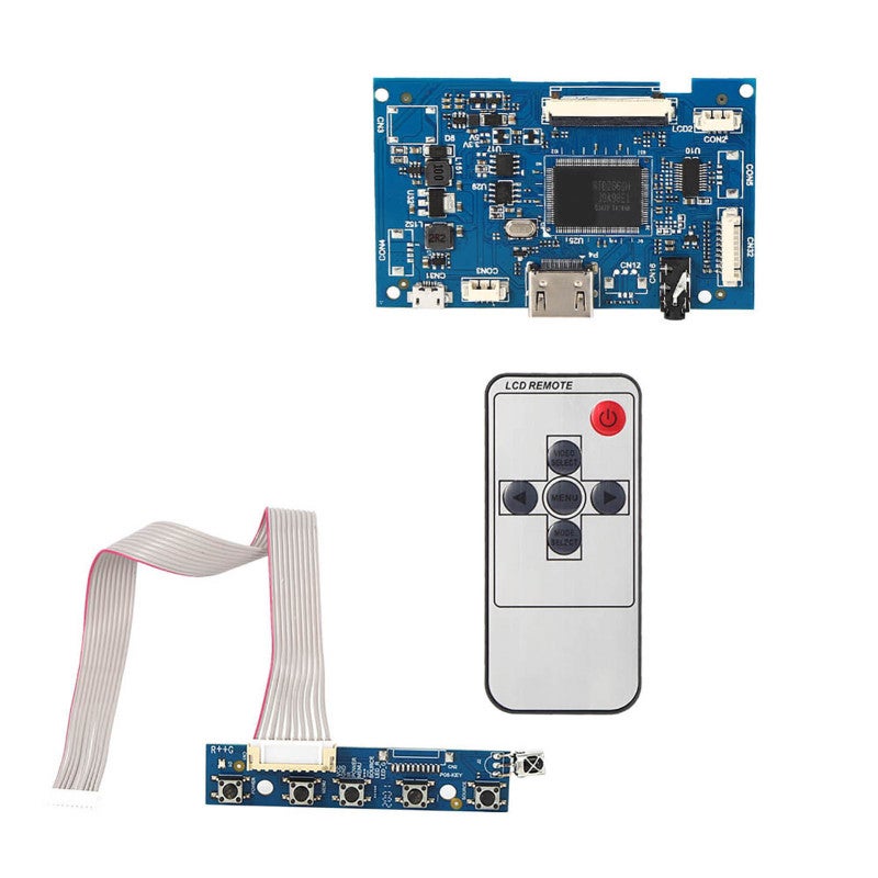 RMC HDMI Controller Board Kit: 5V DC Input Synthetic Cardboard - Dual-Color LED Indicator, Automatic Signal Detection Motor Driver Board for Industrial Devices, Raspberry Pi DIY Robots - Image 3