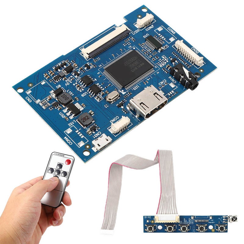 RMC HDMI Controller Board Kit: 5V DC Input Synthetic Cardboard - Dual-Color LED Indicator, Automatic Signal Detection Motor Driver Board for Industrial Devices, Raspberry Pi DIY Robots - Image 5