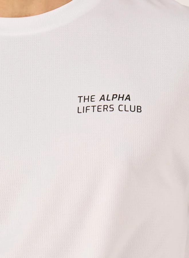 Styli Active  Minimal Printed Mesh T-Shirt and 2in1 Shorts Set for Men | Best Price UAE