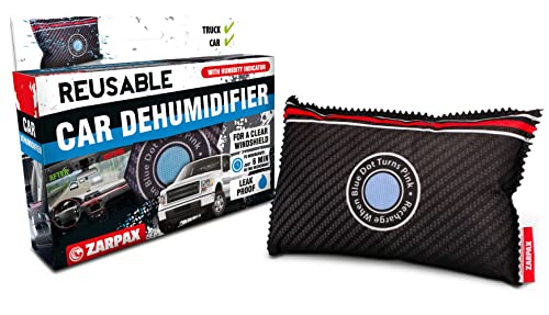 Zarpax Car Dehumidifier  Rechargeable for Car Auto Truck Van SUV and RVMotorhome Moisture absorber Dark Grey Pack of 1