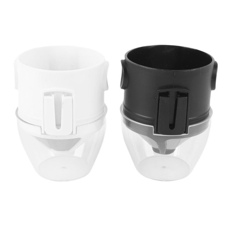 2 Sets Pour Over Coffee Dripper 304 Stainless Steel Foldable Reusable Efficient Filteration Coffee Filter for Travel Camping Home - Image 4