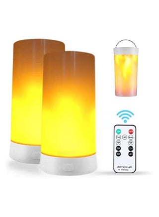 2PCS LED Flame Light, USB Rechargeable Flame Effect Light, Flame Lamp with Remote & Timer, Waterproof Dimmable Flameless Candles Light for Home Party Garden Camping Decoration, Fake Fire Lamps - pzsku/Z2237A5B826C36C300191Z/45/_/1699684109/ee816a9a-671d-4551-8ee2-b7a72530120d