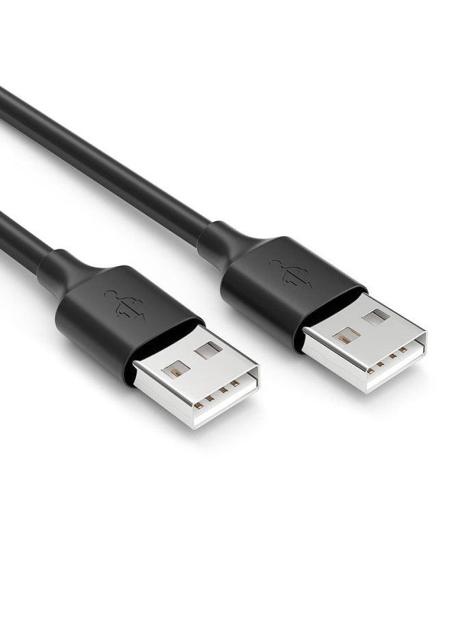 Strict Selection Of Double-headed Usb Data Line 2.0/3.0 Two Male-to-male A/A Extension Line Computer Male-to-two Conversion-Color:Black A/a (neutral Packaging, Please Consult Customer Service For Ac