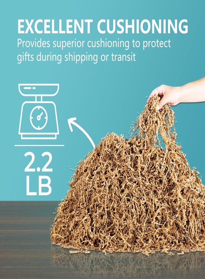 mxxkms 2.2 LB Kraft Shredded Paper for Gift Baskets, Effective Crinkle Paper and Basket Filler, Ideal for Gift Box Stuffing and Handmade Decoration, Birthdays, Weddings, Anniversaries, and All Occasions - Image 4