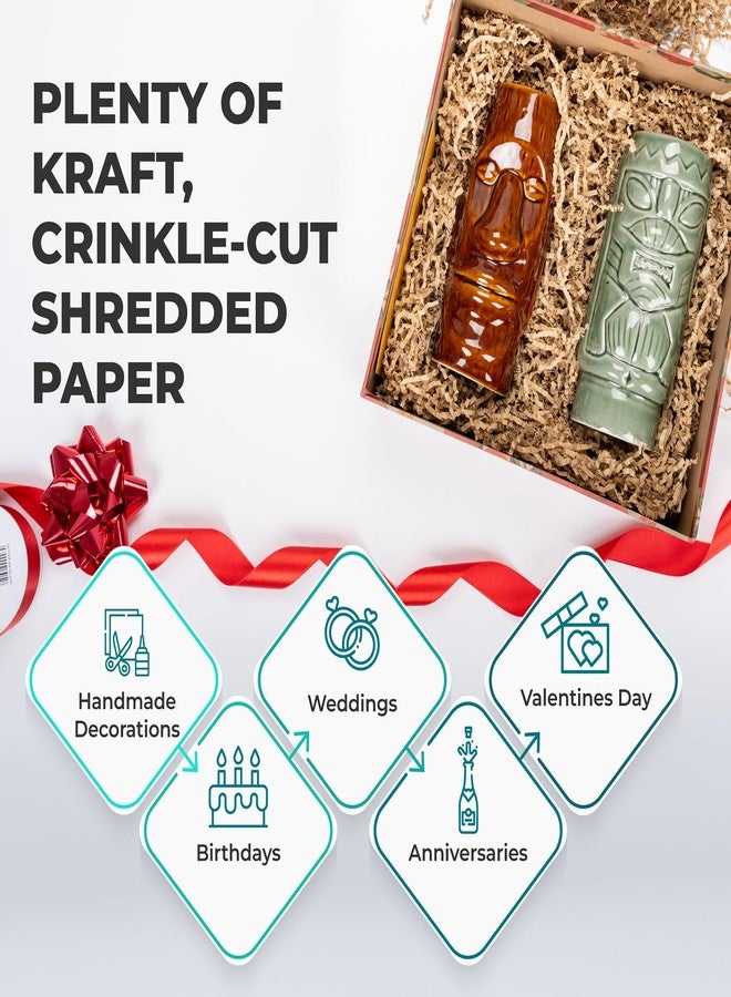 mxxkms 2.2 LB Kraft Shredded Paper for Gift Baskets, Effective Crinkle Paper and Basket Filler, Ideal for Gift Box Stuffing and Handmade Decoration, Birthdays, Weddings, Anniversaries, and All Occasions - Image 3