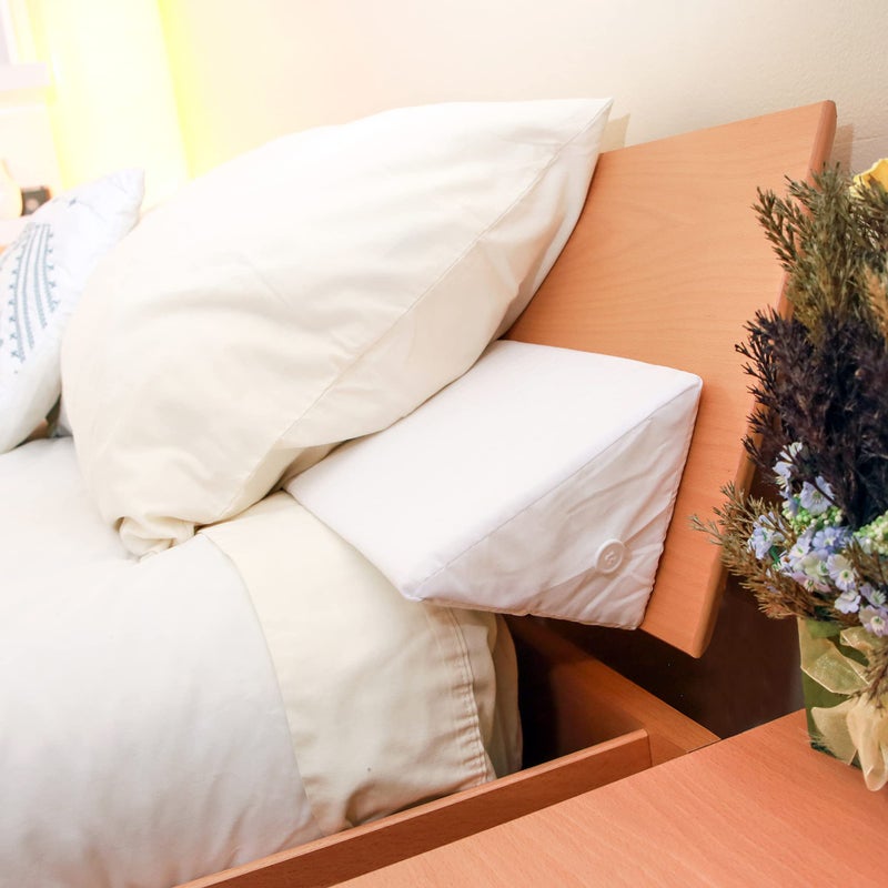SnugStop The Original Bed Wedge | Gap Filler Between Your Headboard Mattress | Triangle Pillow Wedge | Bed Filler Wedge | Gap Headboard Filler | Gap Bed Stoppers | Don't Lose Your Pillow(Cal King) - Image 2
