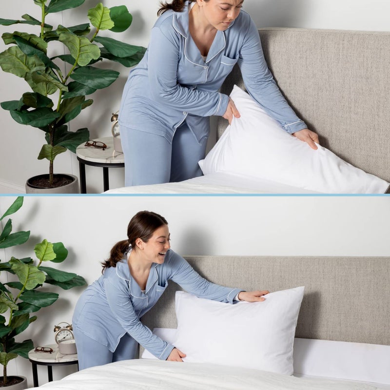 SnugStop The Original Bed Wedge | Gap Filler Between Your Headboard Mattress | Triangle Pillow Wedge | Bed Filler Wedge | Gap Headboard Filler | Gap Bed Stoppers | Don't Lose Your Pillow(Cal King) - Image 3
