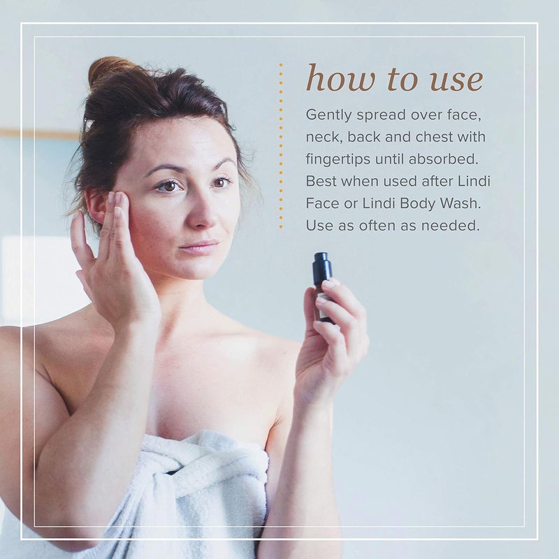 LINDI SKIN Face Serum Citrus - Ultimate Moisture and Comfort To Restore Your Skin Immediately - Reduce Facial Rash, Redness, and Itching - Relieves Uncomfortable Effects of Chemo Rash (1 fl oz) - Image 3