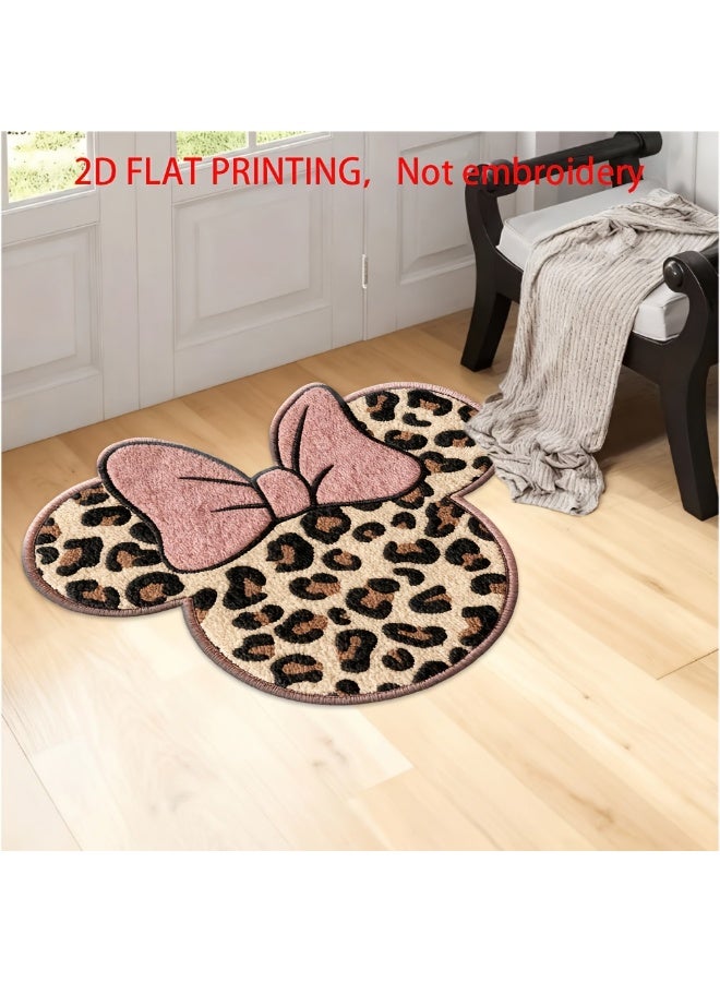 MICKEY MOUSE 2D Disney Family Floor mat, durable material, soft and comfortable, irregular shape decorative carpet, suitable for kitchen, bathroom, living room, bedroom, entrance home use mat | Fun home decoration - Image 3