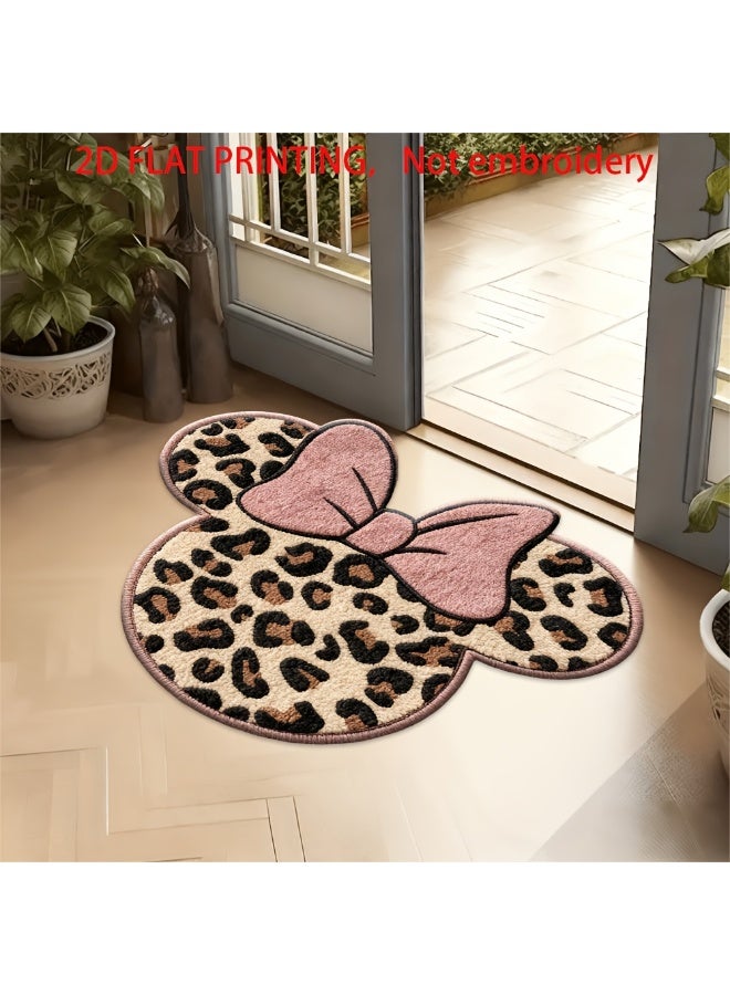 MICKEY MOUSE 2D Disney Family Floor mat, durable material, soft and comfortable, irregular shape decorative carpet, suitable for kitchen, bathroom, living room, bedroom, entrance home use mat | Fun home decoration - Image 2