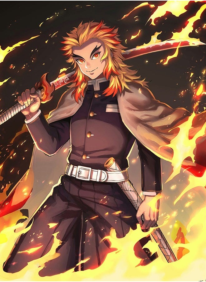 GROIC - 30Pcs Demon Slayer Cards,The Real Thing Demon Slayer Character Cards,Collectable Playing Cards,Rare Collection Card - Image 1