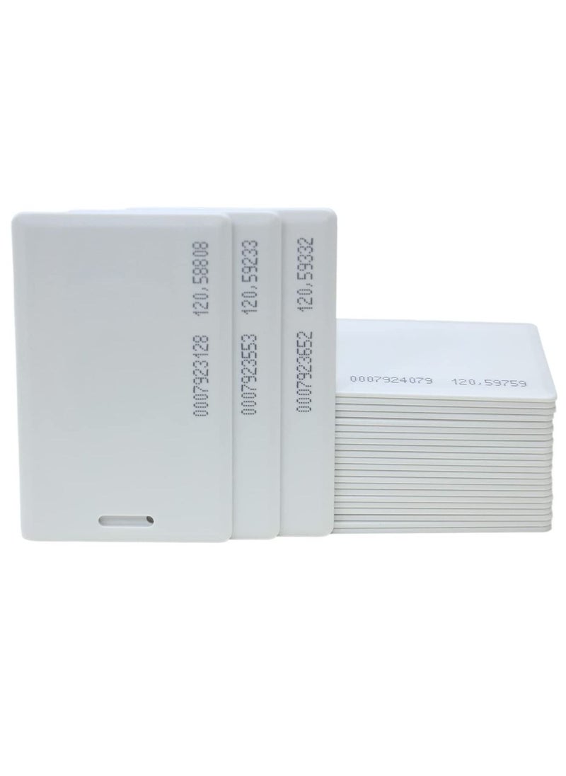 Rubik Employee Cards 125Khz TK4100 EM4100 RFID Card Clamshell ID & Door Access (Non Writeable, Fixed Number) RFID Proximity Cards 125 khz (50 Cards)  - Image 1