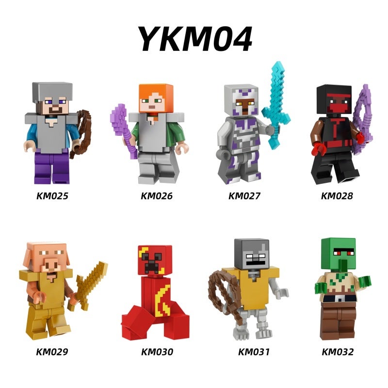 Building Toys: 29-Piece High-Durability Set - Compatible With Other Blocks Mini Figures for Minecraft Fans Kids And Collectors Creative Play - Image 2