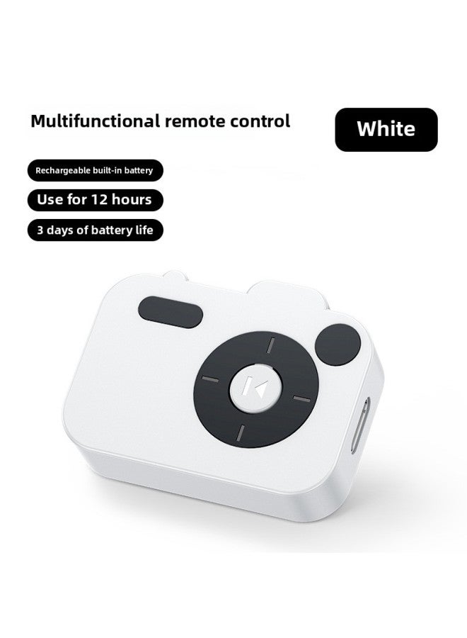 Loquat Charging TikTok Remote Control Multi-function Bluetooth Selfie Device Mobile Phone Camera Live Video Fast Hand Controller-Color:Black TikTok Remote Control (charging)  - Image 5