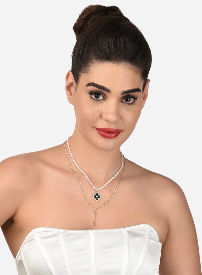 أيه إم أي سلسلة ساحرة عصرية من طبقتين مطلية بالذهب للنساء من آمي - ZPFK20222 - Image 5