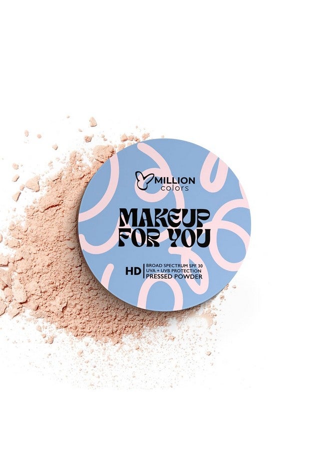 Million Colors Compact Powder for Women | Face Setting Powder | Oil Control, Matte Finish SPF 30 Compact | Long-Lasting, Blends Easily, Minimizes Pores | For All Skin Type - Ivory 03, 12g - Image 1