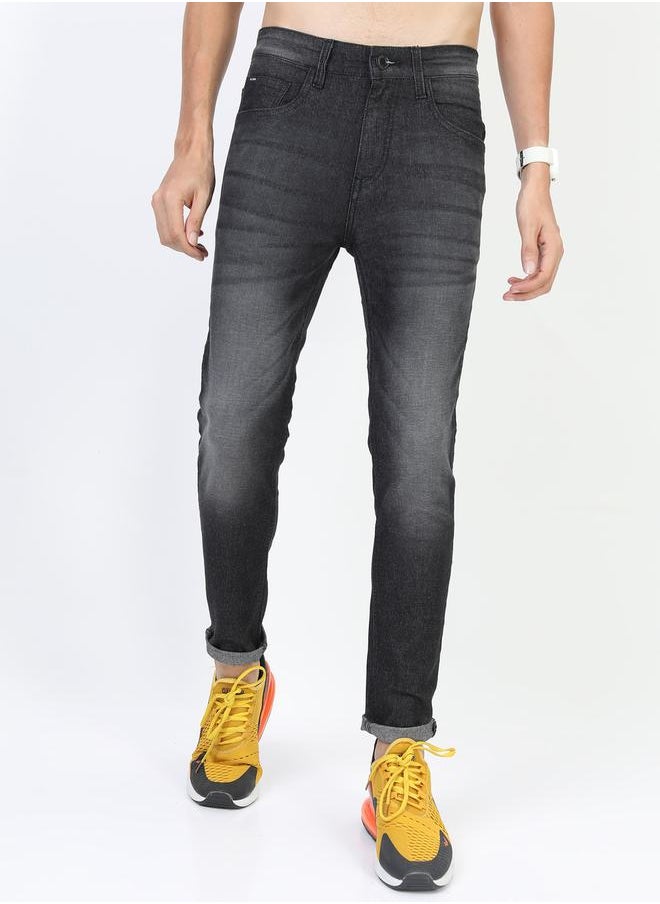 HIGHLANDER - Mid Rise Light Fade Jeans by Styli - Image 1
