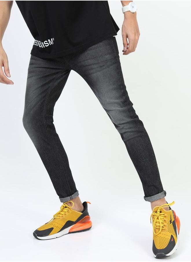 HIGHLANDER - Mid Rise Light Fade Jeans by Styli - Image 1