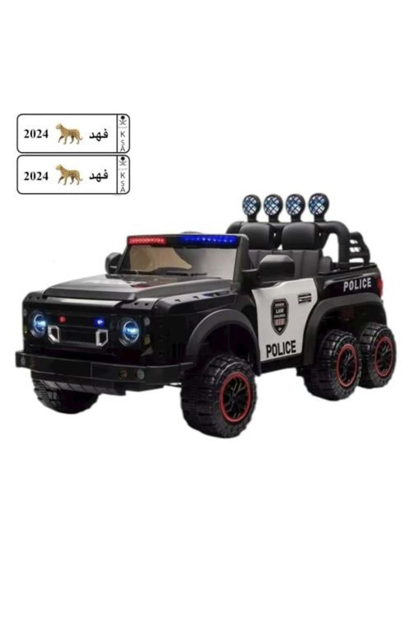 Police 6-Wheel Car for Kids - Image 1