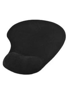 Gel Mousepad With In-Build Wrist Rest Pad Black