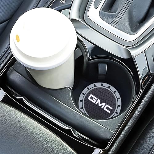 TACOMA Car Cup Holder Coaster for GMC Sierra Denali Canyon Terrain Yukon Jimmy Acadia Recessed Silicone Cupholder Coaster Interior Accessories 2.75IN 2Pack 04 - Image 3