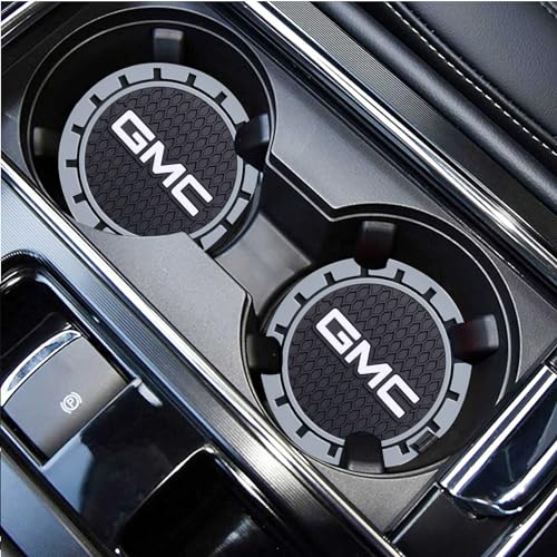 TACOMA Car Cup Holder Coaster for GMC Sierra Denali Canyon Terrain Yukon Jimmy Acadia Recessed Silicone Cupholder Coaster Interior Accessories 2.75IN 2Pack 04 - Image 2