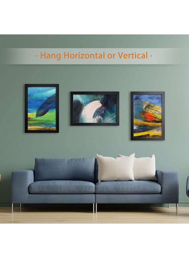 VCK Poster Frame 11×17 Inch Wooden Picture Frames Set Black Certificate Frame Wall Mounting Type For Gallery Office Home  - Image 5