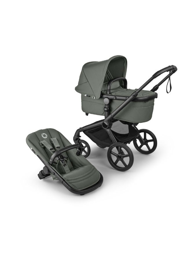 Bugaboo Fox 5 Renew Complete Stroller in ME Black and Forest Green - Image 1