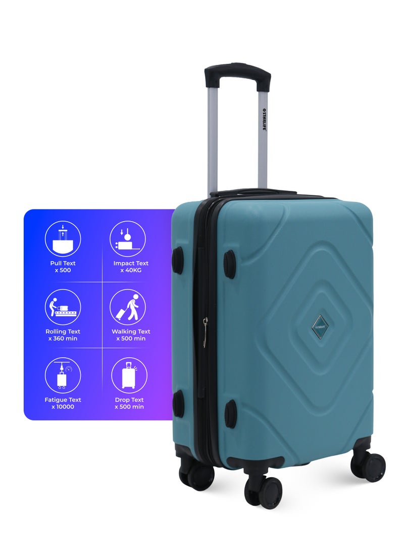 STARLIFE 3 Piece ABS Hard side Trolley Luggage Set Spinner Wheels with Number Lock - Image 2