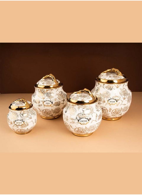 Spice and condiment storage container set with lids for safe use.