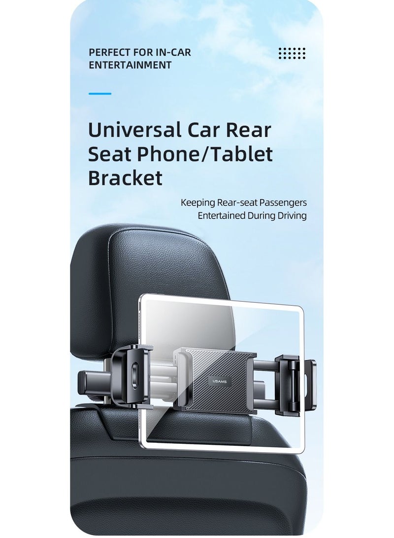 Usams 360 Adjustable Backseat car mobile holder universal rear seat phone tablet mount - Image 2