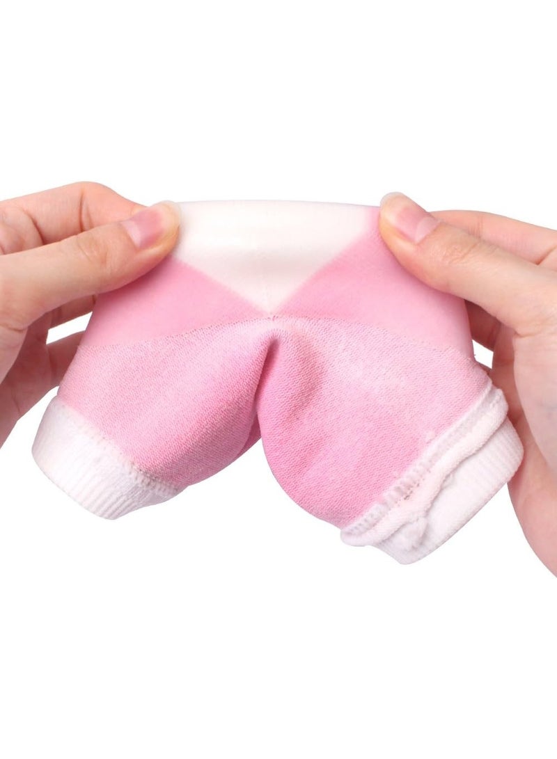 Moisturizing Gel Heel Socks for Men and Women - Open Toe Soft Silicon Sock for Dry Cracked Feet and Pain Relief (Pink, 1 Pair) - Image 5