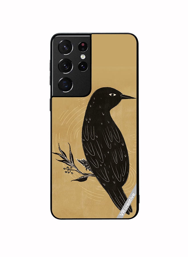 VR CREATIVE Protective Case Cover For Samsung Galaxy S21 Ultra 5G Bird Design Multicolour - Image 1