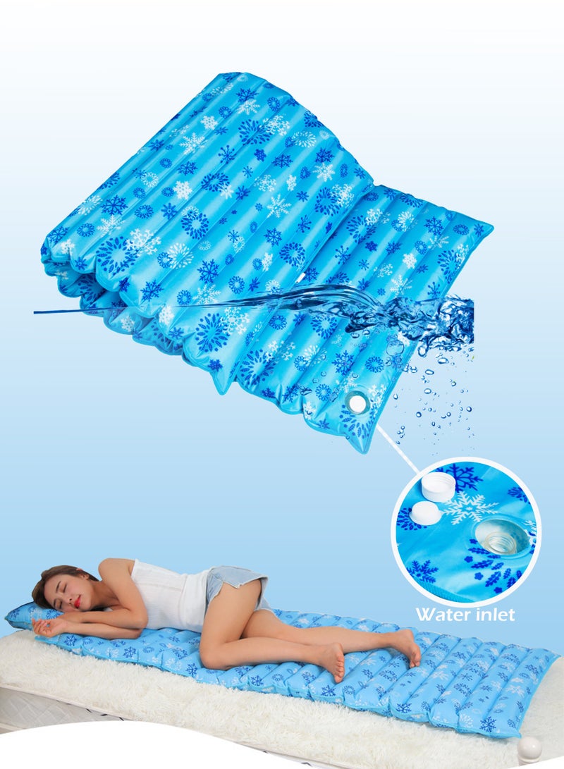 Generic Water bed, summer cooling cushion, sofa cushion, water mattress 190cm*75cm blue  - Image 1