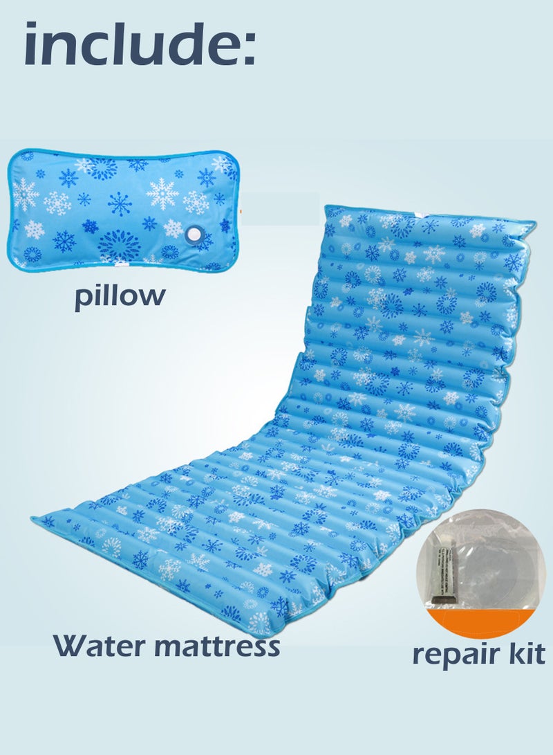 Generic Water bed, summer cooling cushion, sofa cushion, water mattress 190cm*75cm blue  - Image 2