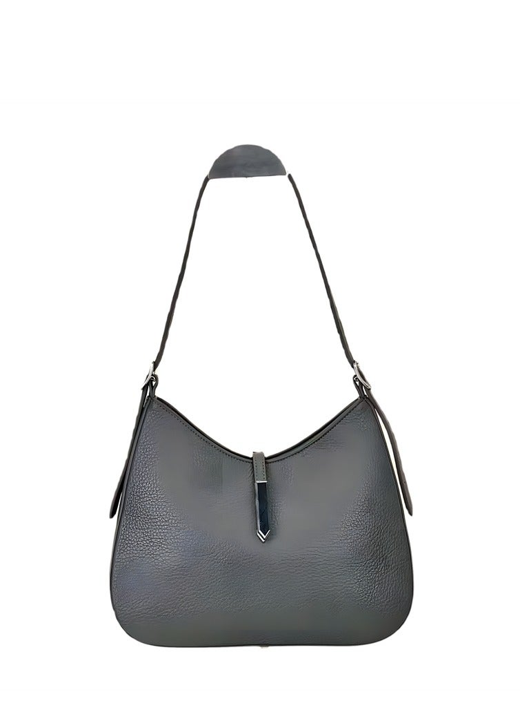 Women's Shoulder Bag, Ladies Medium Tote Bag Handbags, Womens Purses Small Crossbody Bags Designer Top Handle Satchel with Adjustable Strap (Grey-1137) - Image 2