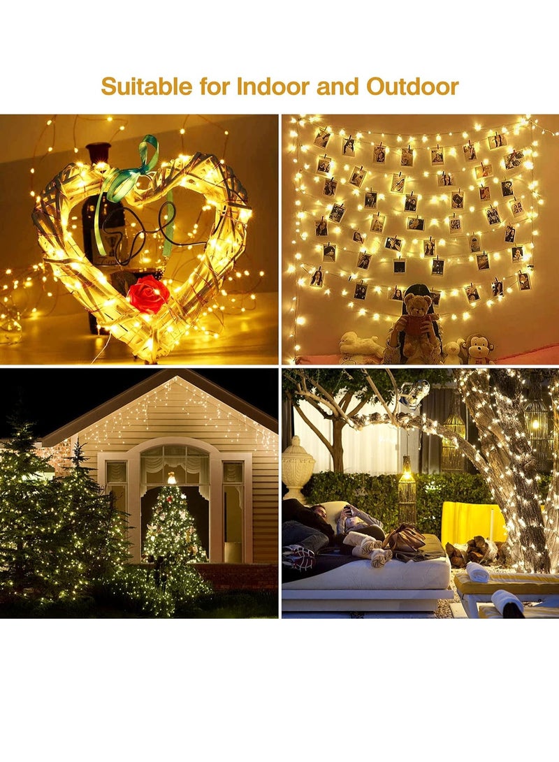 Necomi LED String Lights with Remote, 100 LED 10M String Lights, Waterproof & Ideal for Outdoor and Indoor LED String Lights Battery Powered Fairy Lights - Image 4