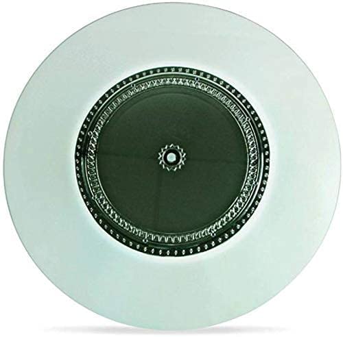 JVS Revolving Toughened Glass Turntables Lazy Susan 18", Original, Multicolour - Image 3