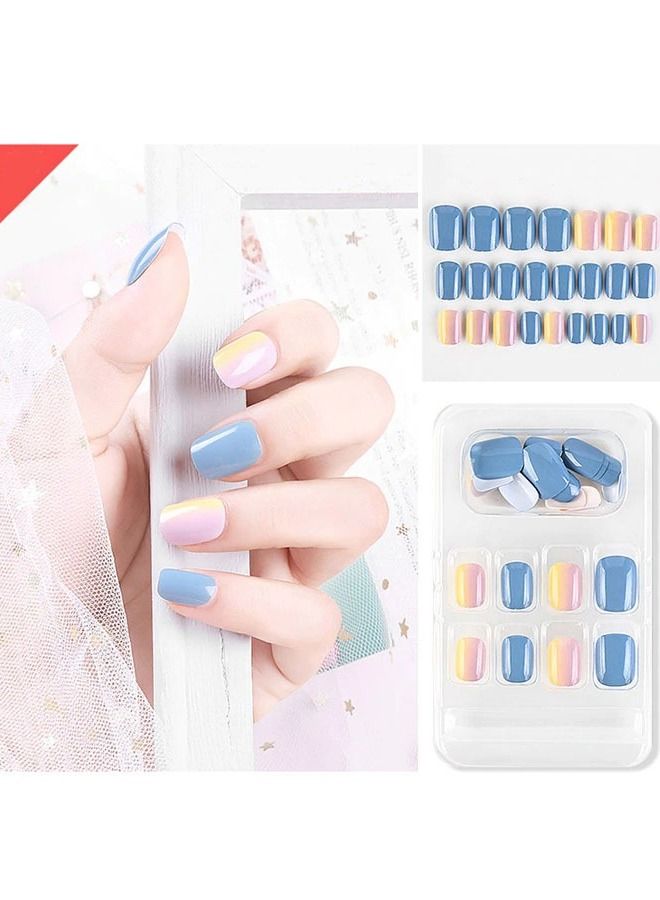 5esha 24-Pieces Fashion False Nails Kit