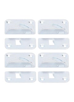 Thoraya 4PCS Bed Rail Bracket Heavy Duty Stainless Steel Bed Rail Fittings for Bed Frame Footrest  - Image 4