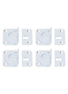 Thoraya 4PCS Bed Rail Bracket Heavy Duty Stainless Steel Bed Rail Fittings for Bed Frame Footrest  - Image 3