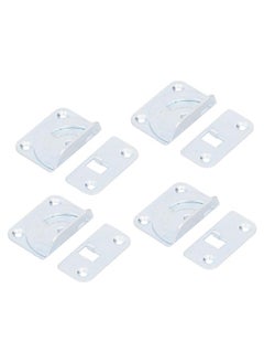 Thoraya 4PCS Bed Rail Bracket Heavy Duty Stainless Steel Bed Rail Fittings for Bed Frame Footrest  - Image 2