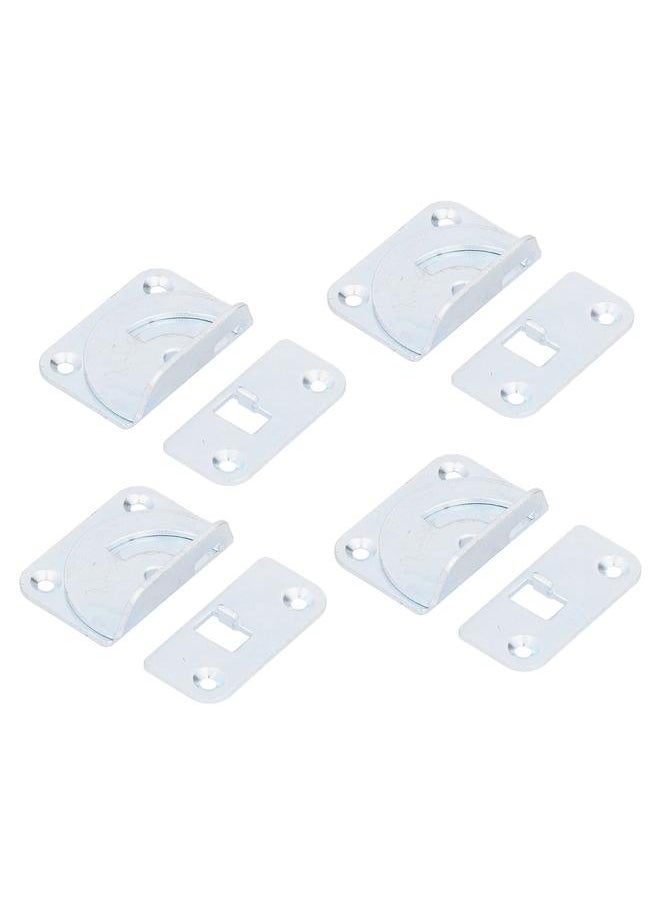 Thoraya 4PCS Bed Rail Bracket Heavy Duty Stainless Steel Bed Rail Fittings for Bed Frame Footrest  - Image 2