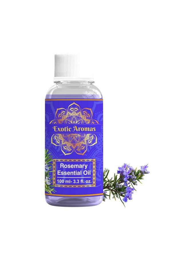 Exotic Aromas Rosemary Oil For Hair Growth 100 Ml Skin Aromatherapy 100% Pure & Natural - Image 2