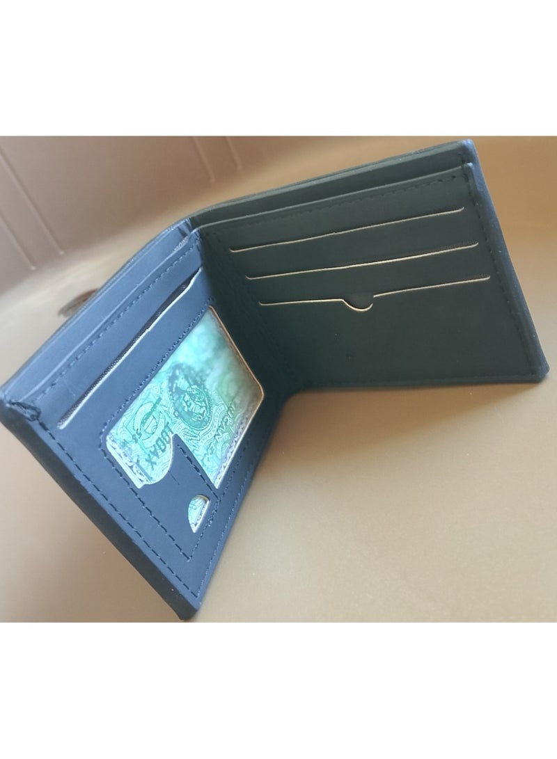 محفظه رجالى جلد أسود اللون - Image 2