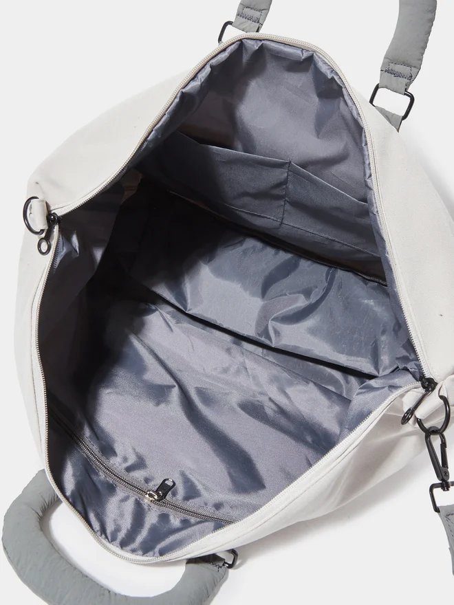 Styli  Styli Grey Gym Bag with Padded Handle for Women | Best Price UAE