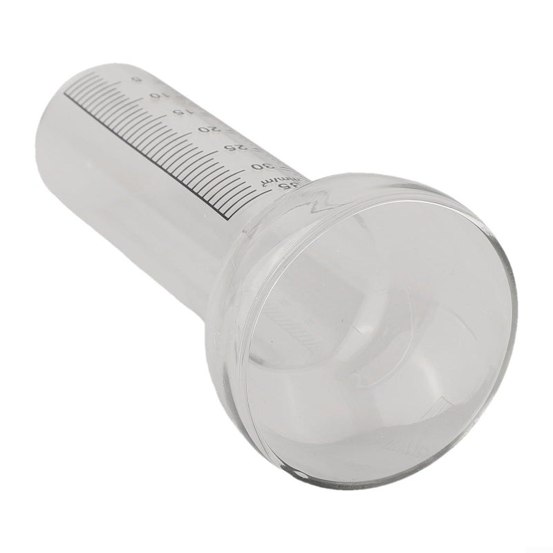 Precipitation Measurement Tube 35mm Scale Transparent Outdoor Rain Gauge 2 Pack - Image 4
