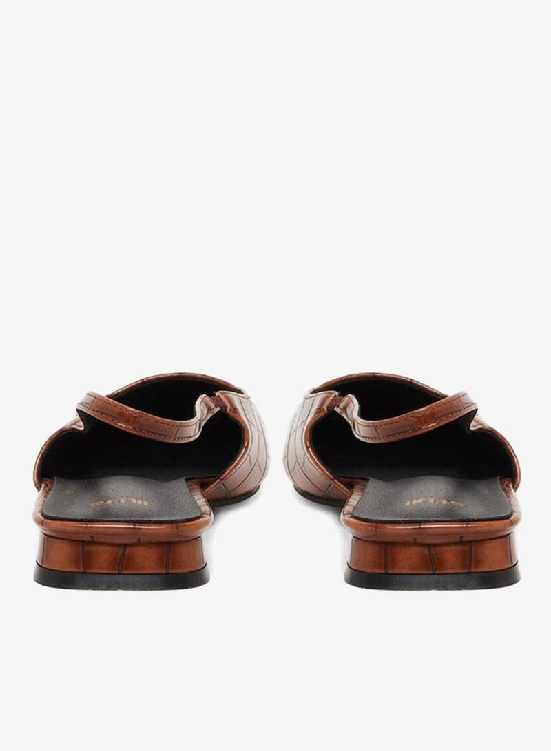 ستايلي حذاء سلاينج باك بنقشة حيوانية - Image 4